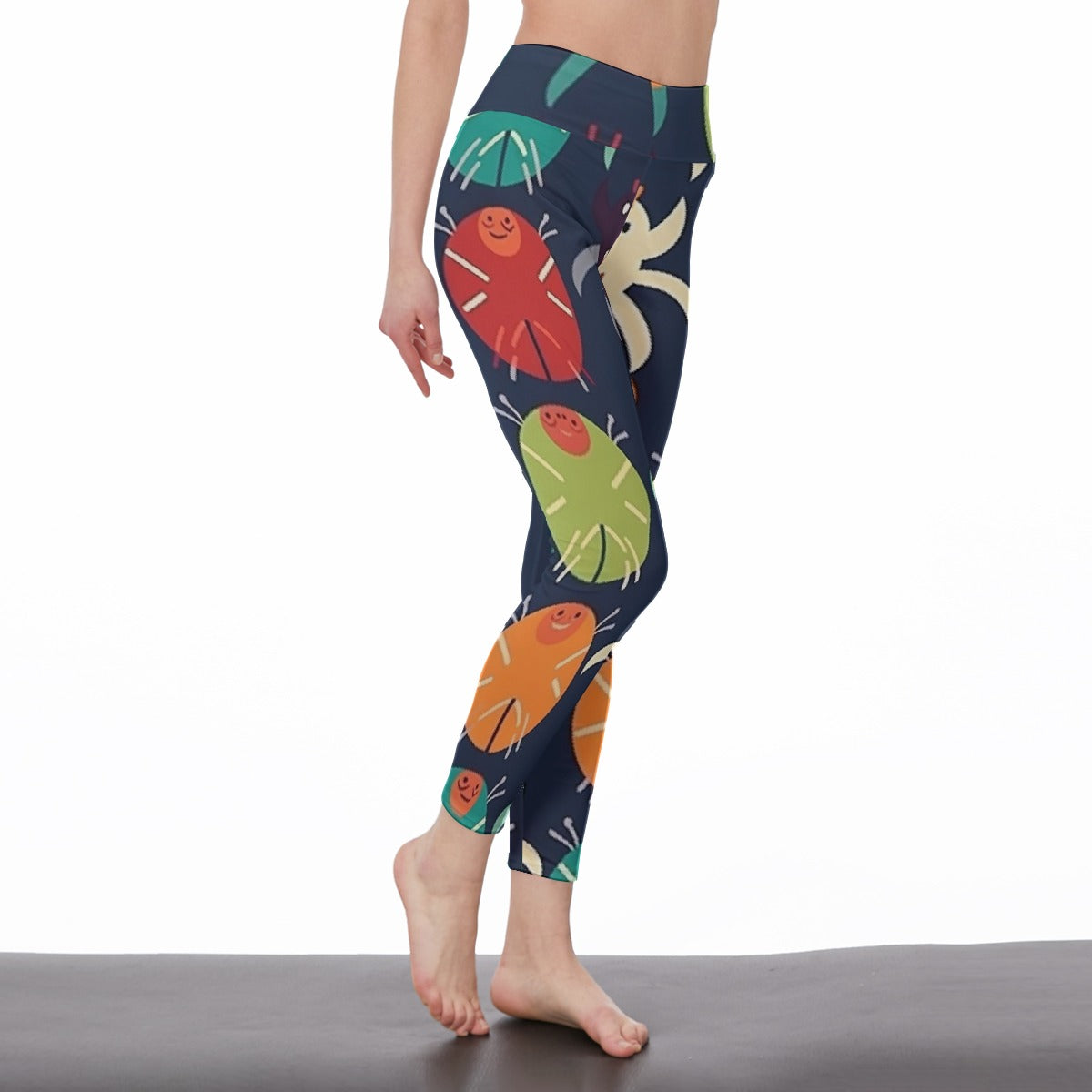 High Waist Leggings | Side Stitch Closure