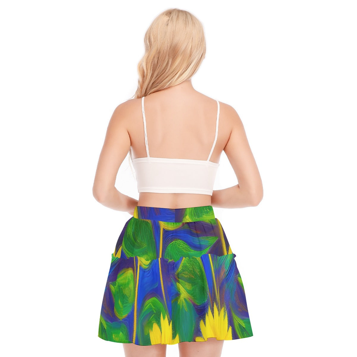 Women's Ruffled Mini Skirt