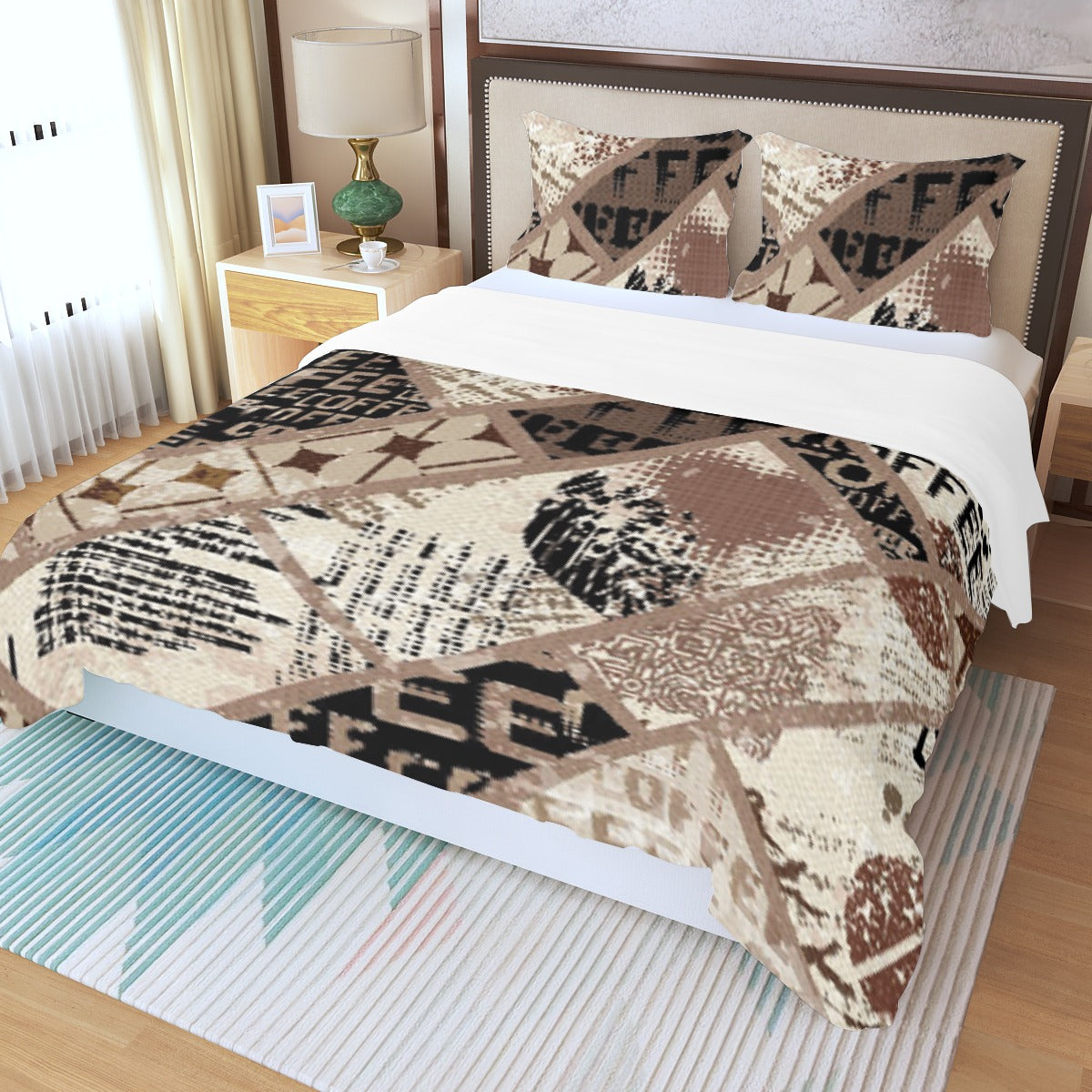 Three Piece Duvet Cover Set