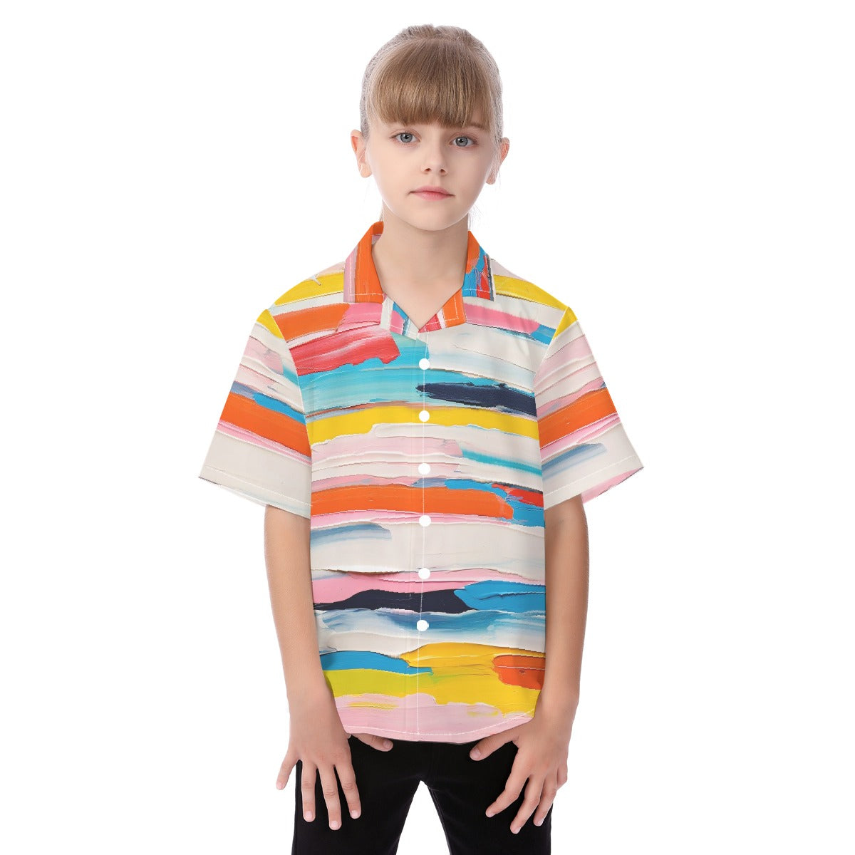 Kid's Hawaiian Vacation Shirt | 115GSM Cotton poplin