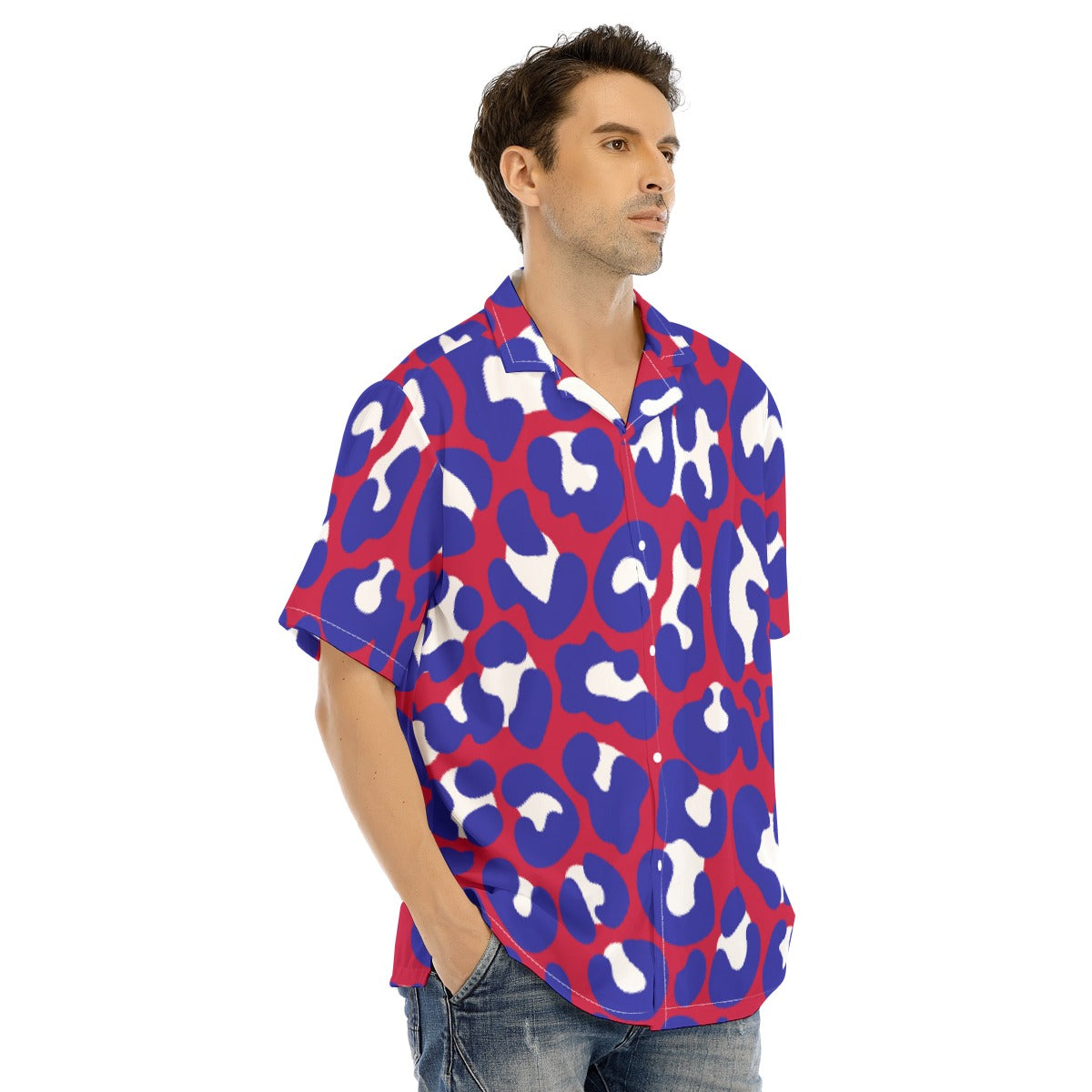 Hawaiian Shirt With Button Closure