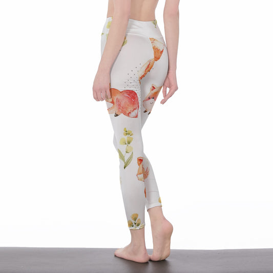 High Waist Leggings | Side Stitch Closure