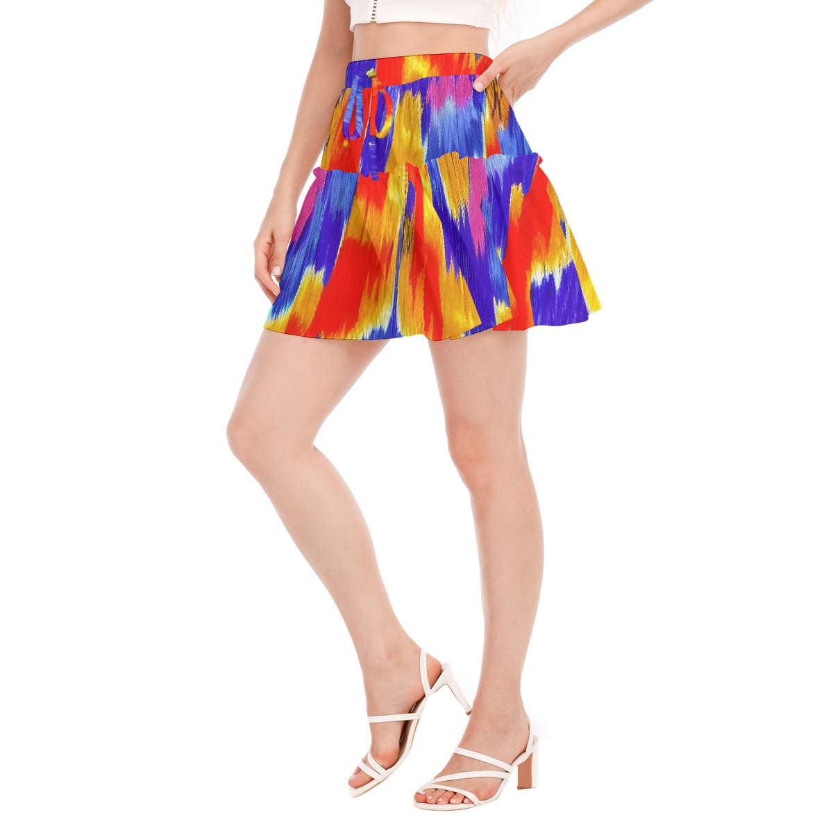 Women's Ruffled Mini Skirt