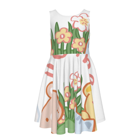 Kid's Sleeveless Vest Dress