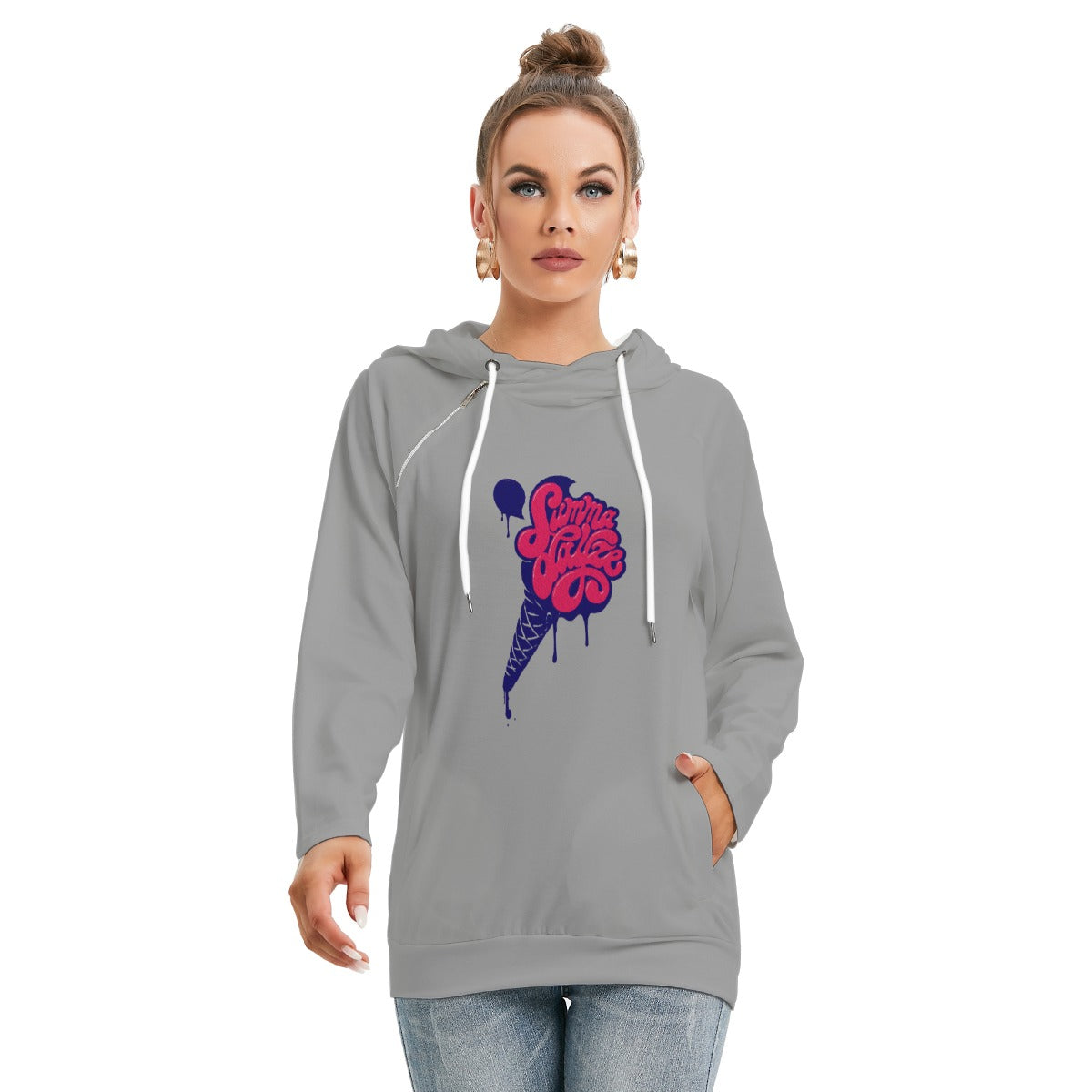 Women's Hoodie With Double Hood