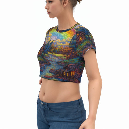 Raglan Cropped T-shirt