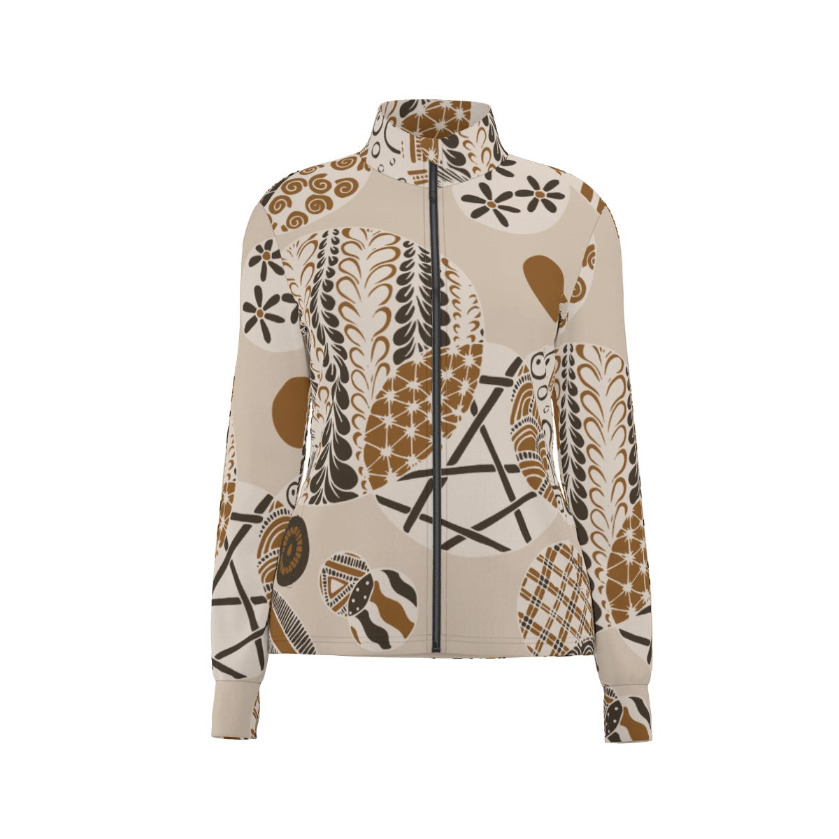 All-Over Print Women's Long Sleeve Thumbhole Jacket