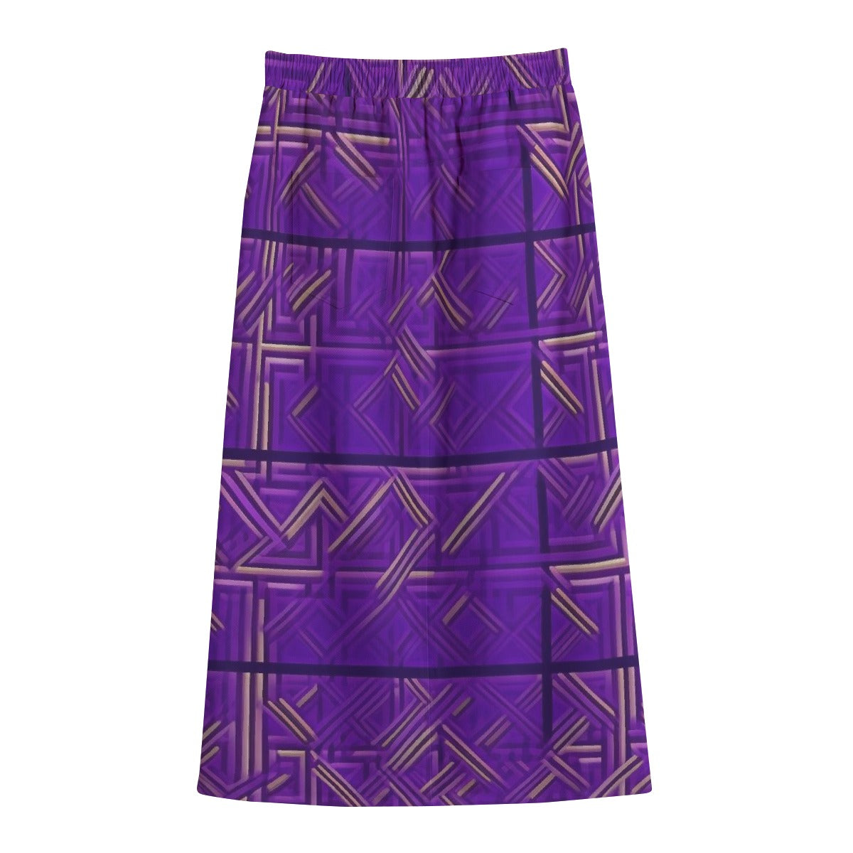 Women's Front Mid-slit Skirt | 245GSM Cotton