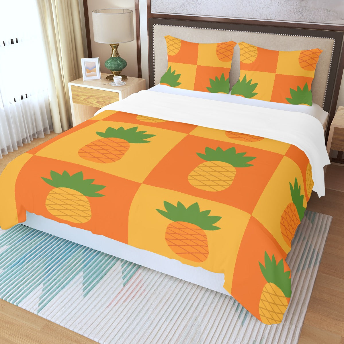 Three Piece Duvet Cover Set