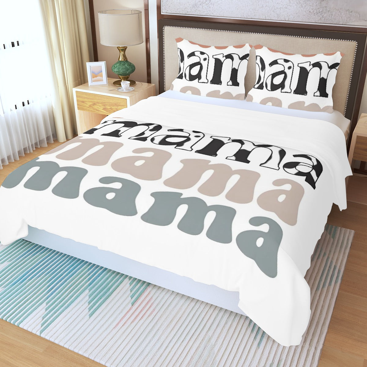 Three Piece Duvet Cover Set