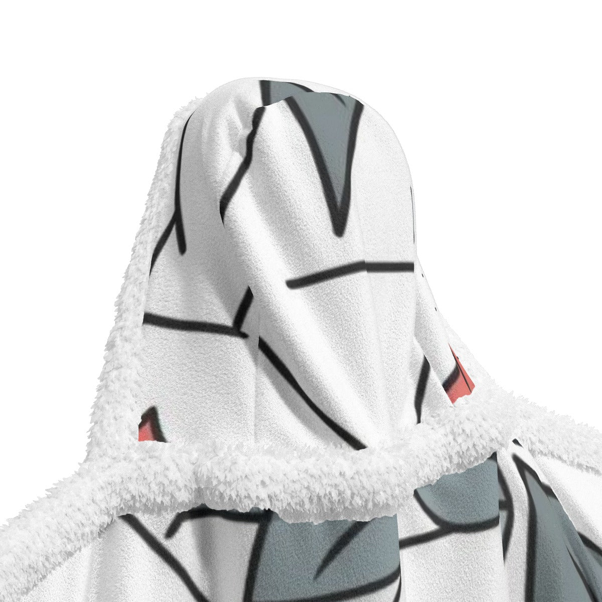 Unisex Wearable Hooded Blanket