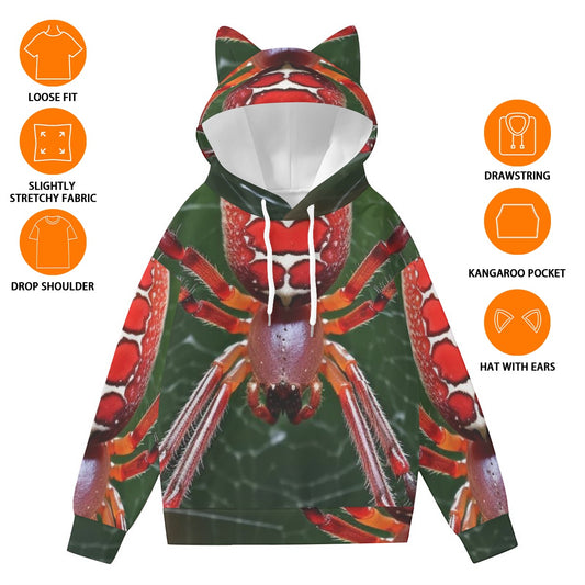 Women’s Hoodie With Decorative Ears