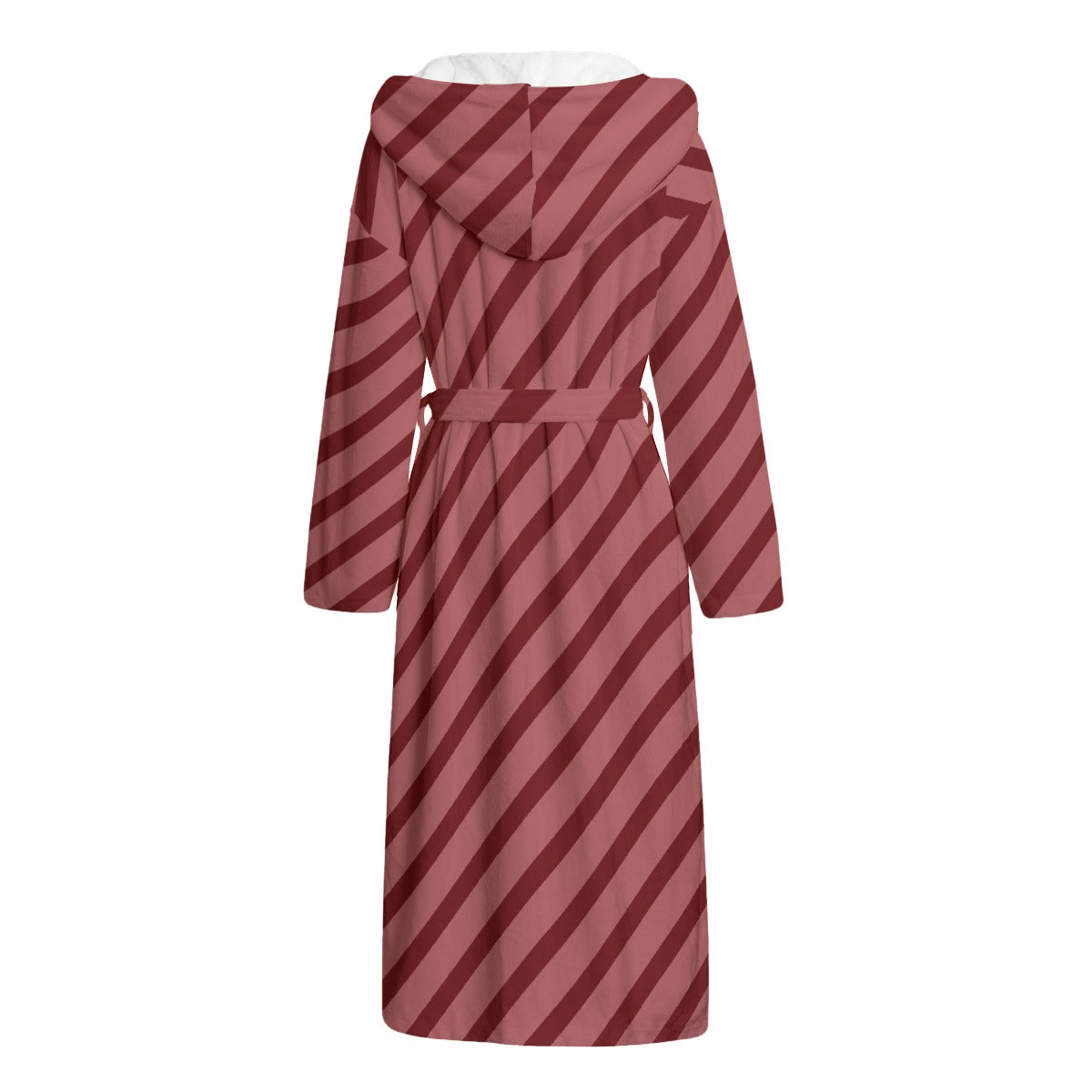 Unisex Flannel Hooded bathrobe