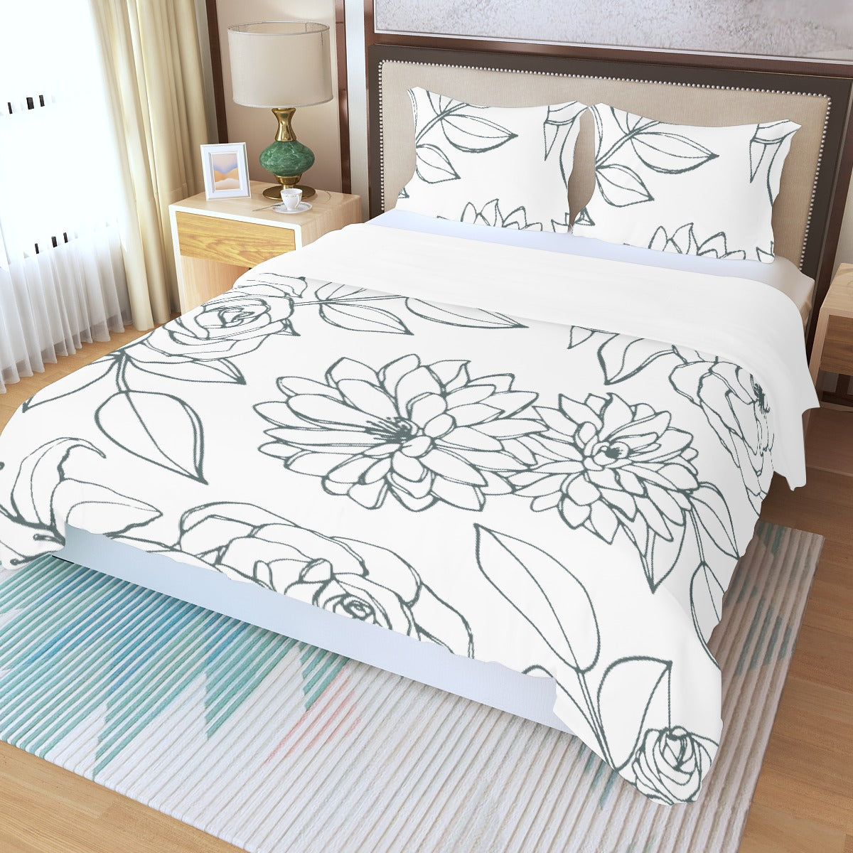 Three Piece Duvet Cover Set