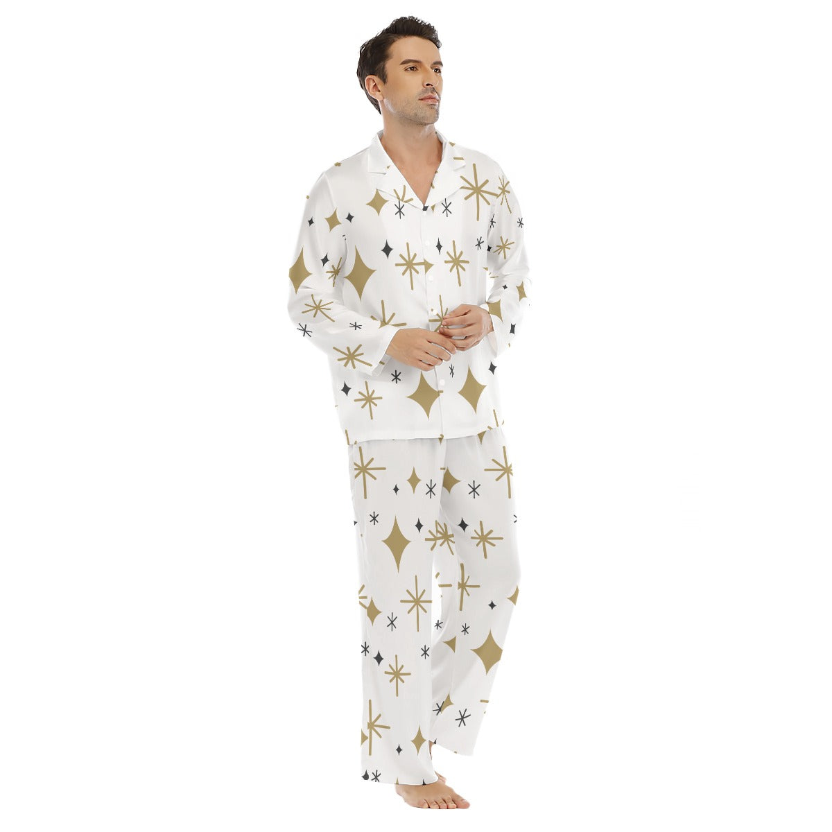 Men's Lapel Pajama Set