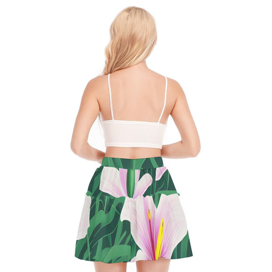 Women's Ruffled Mini Skirt