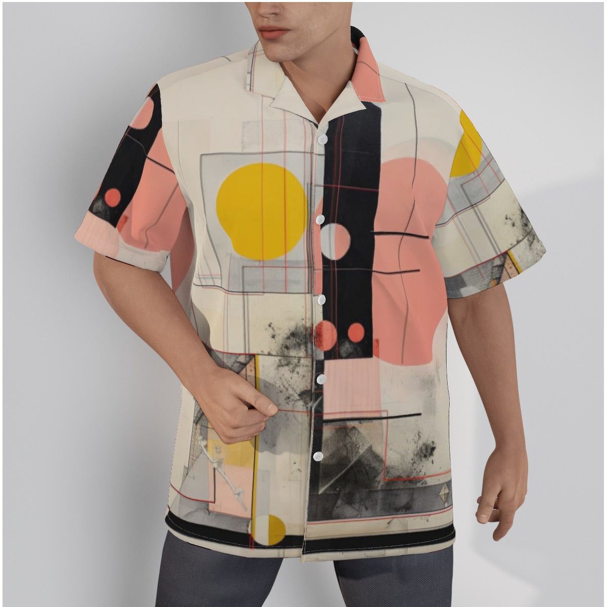 Hawaiian Shirt With Button Closure