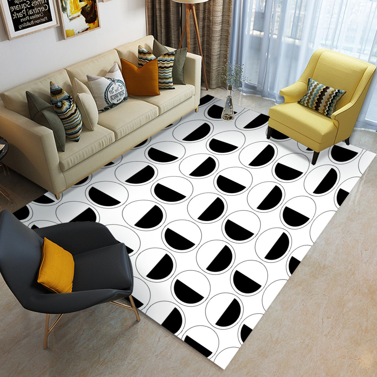 Foldable Rectangular Floor Mat