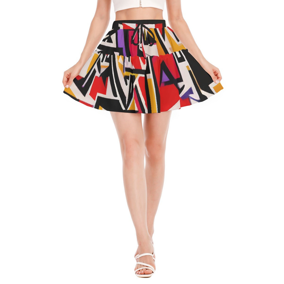 Women's Ruffled Mini Skirt