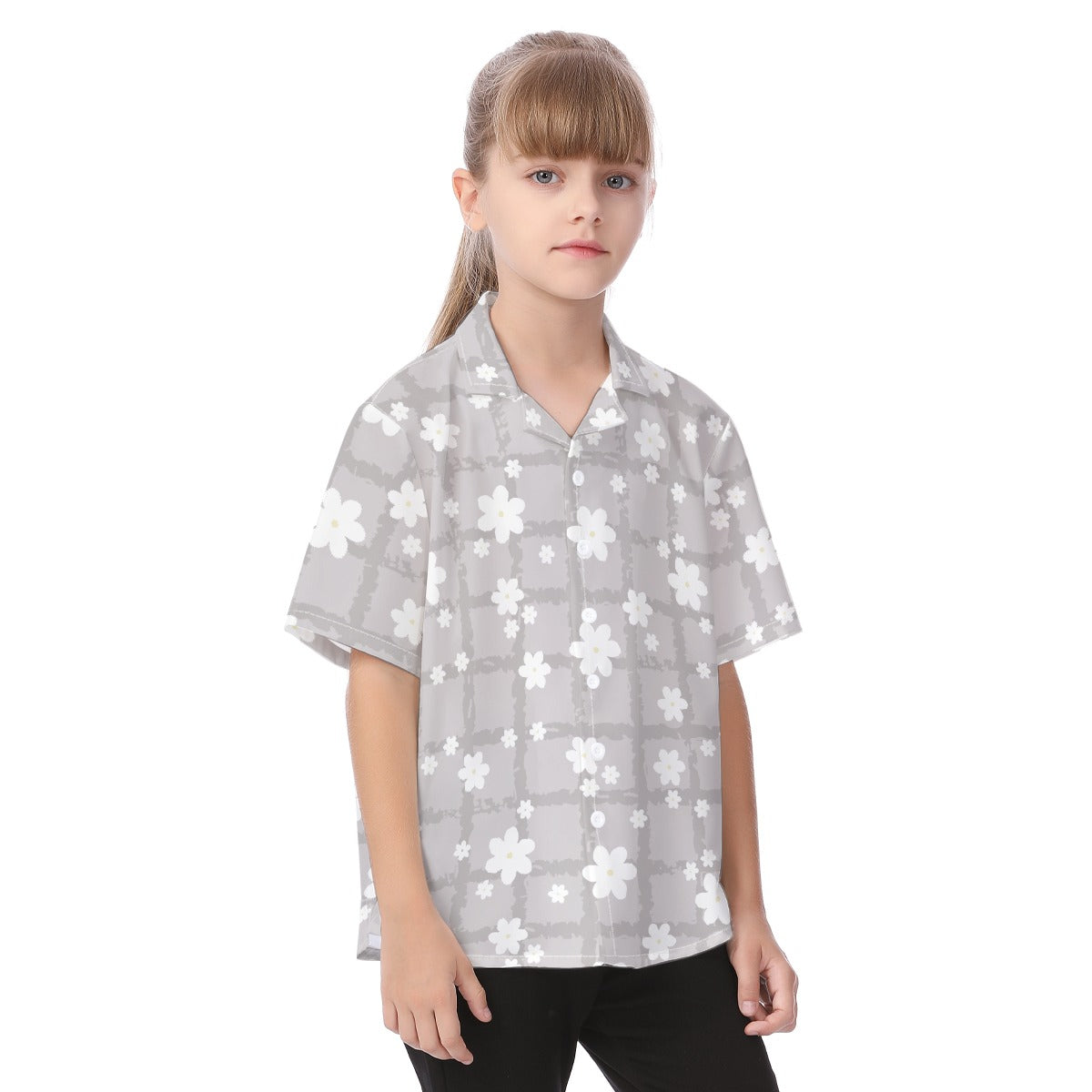 Kid's Hawaiian Vacation Shirt | 115GSM Cotton poplin