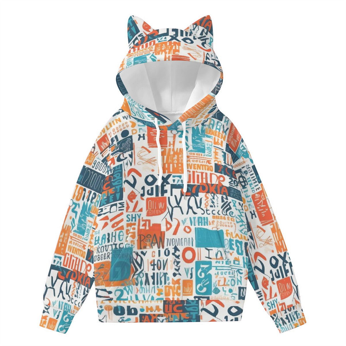 Women’s Hoodie With Decorative Ears