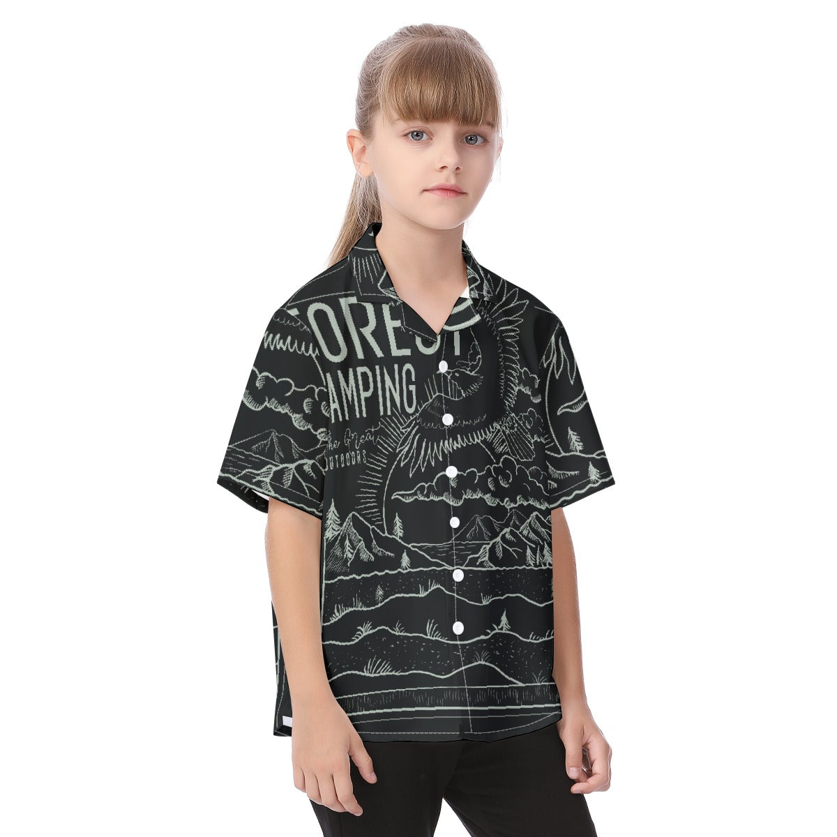 Kid's Hawaiian Vacation Shirt | 115GSM Cotton poplin