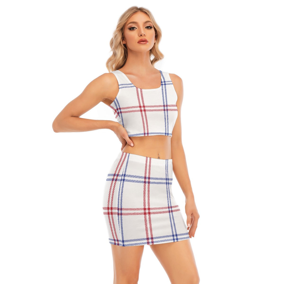 Women's Camisole And Hip Skirt Suit