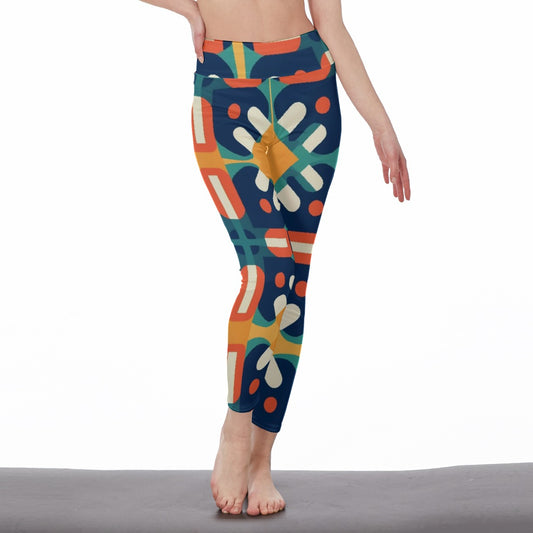 High Waist Leggings | Side Stitch Closure