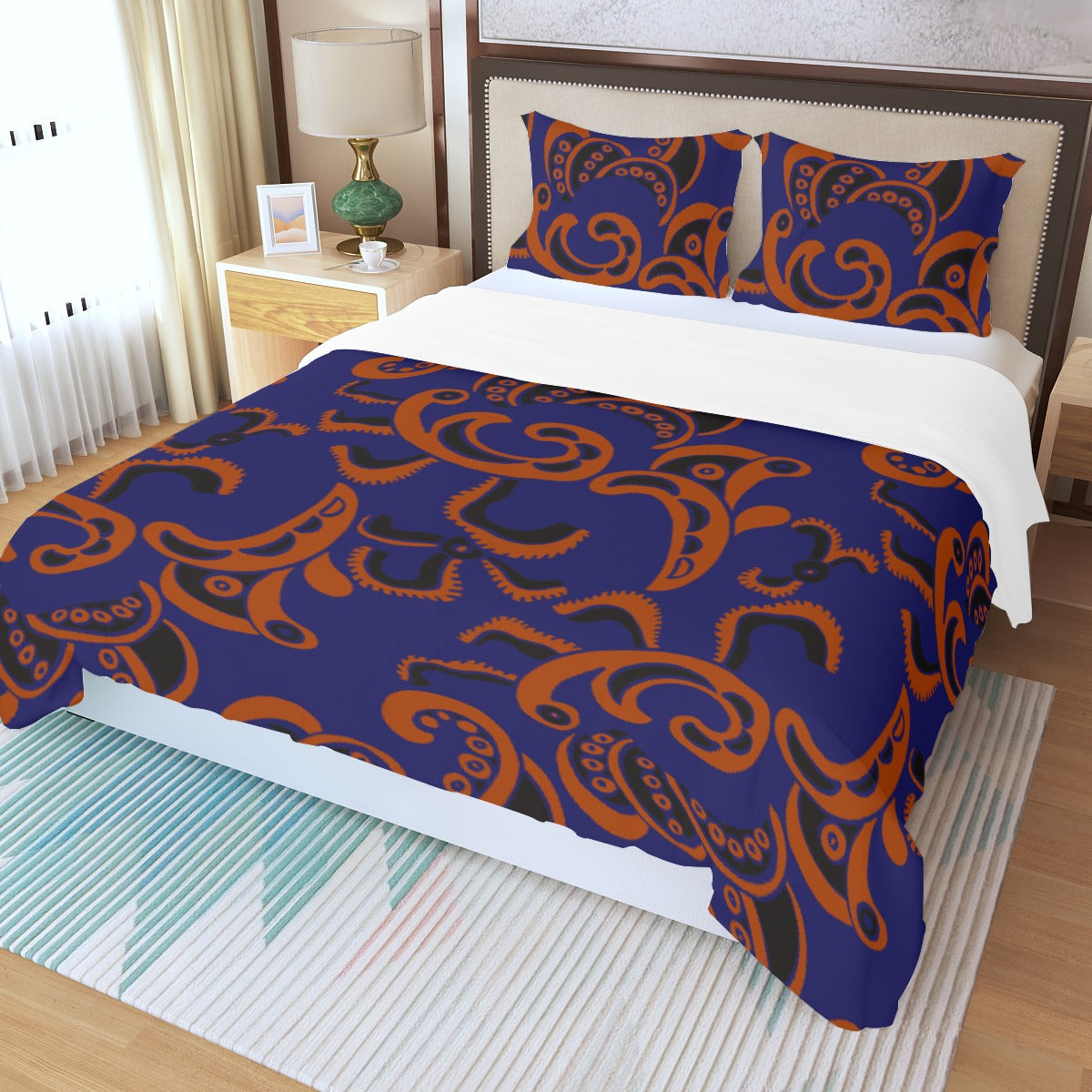 Three Piece Duvet Cover Set