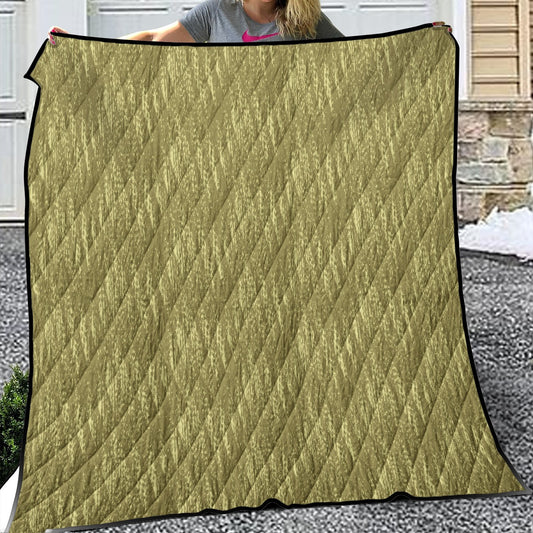 Lightweight & Breathable Quilt With Edge-wrapping Strips