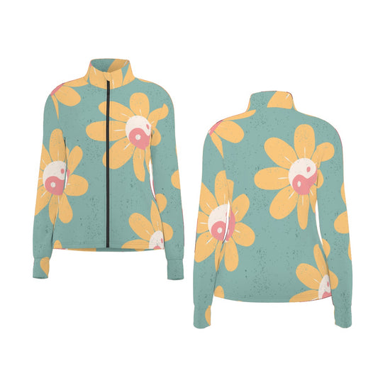 All-Over Print Women's Long Sleeve Thumbhole Jacket