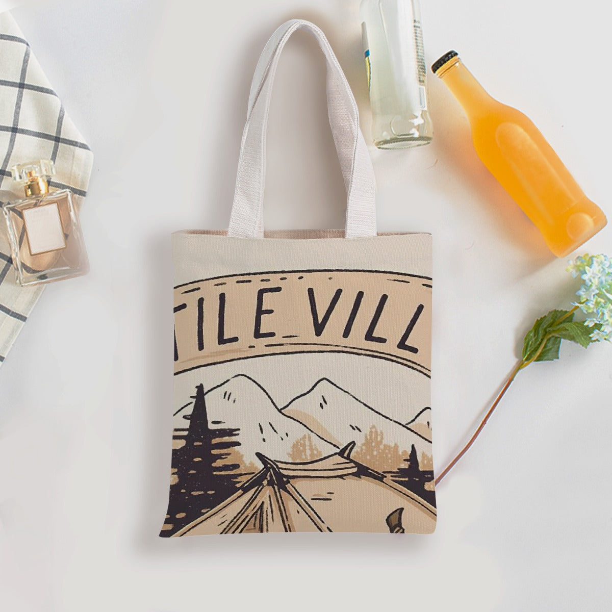 Double-Sided Printed Canvas Bag