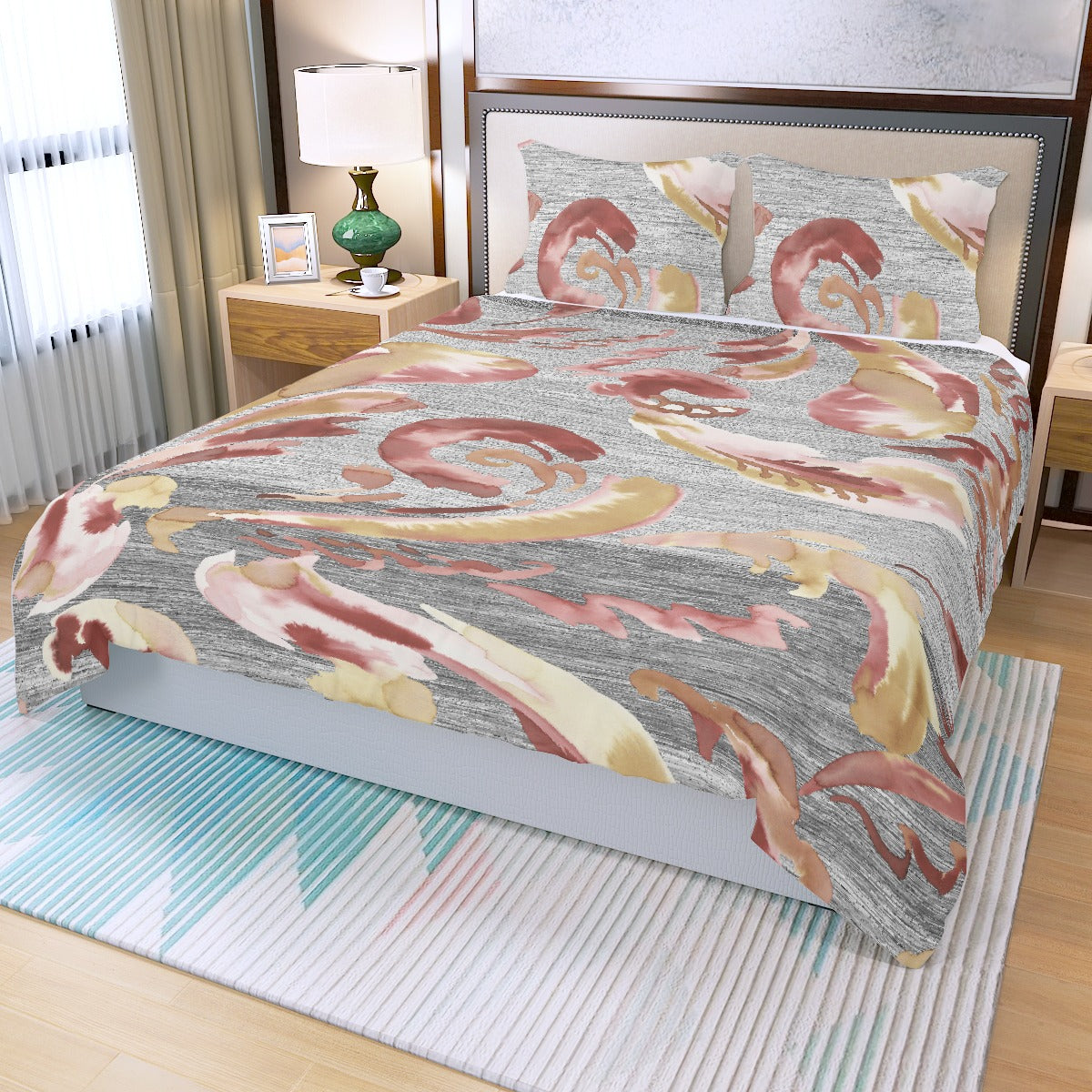 Three Piece Duvet Cover Set