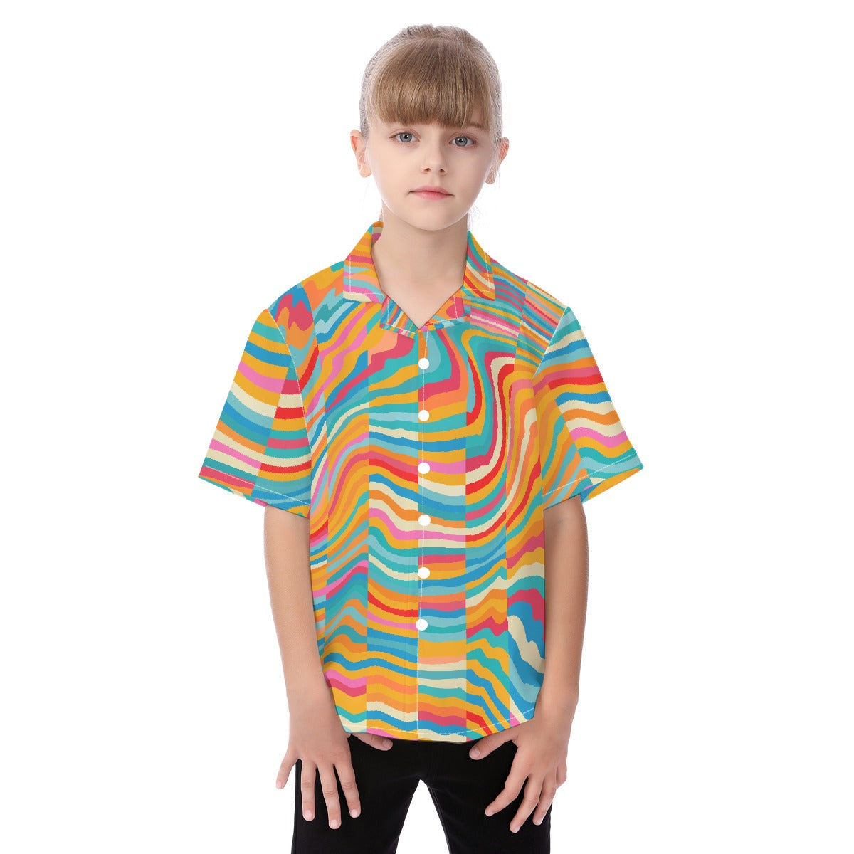 Kid's Hawaiian Vacation Shirt | 115GSM Cotton poplin