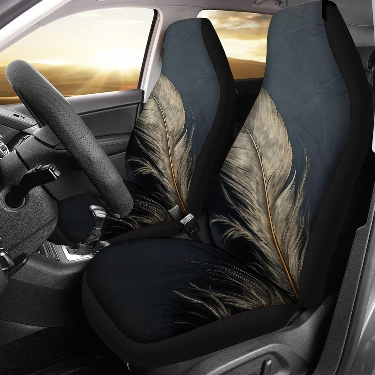 Universal Car Seat Cover With Thickened Back