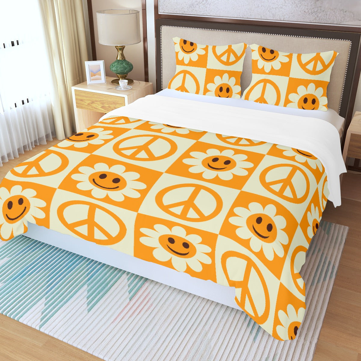 Three Piece Duvet Cover Set