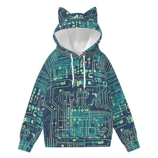 Women’s Hoodie With Decorative Ears