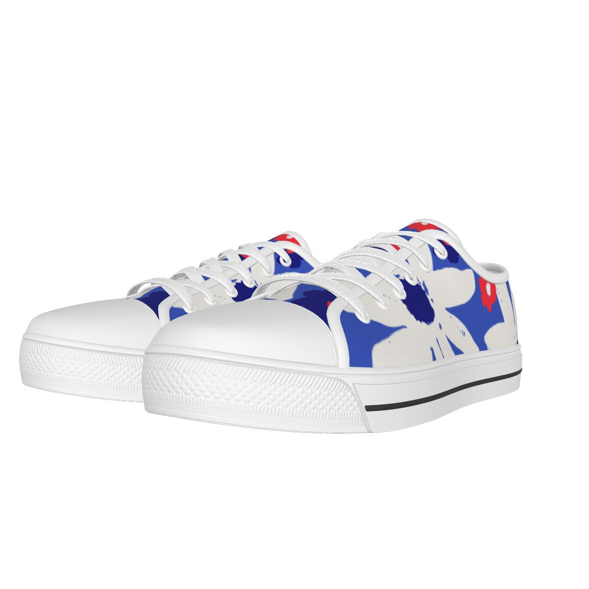 Women's White Sole Canvas Shoes