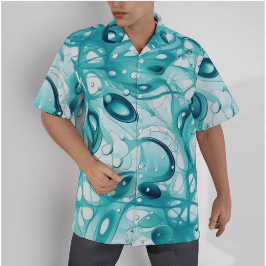 Hawaiian Shirt With Button Closure