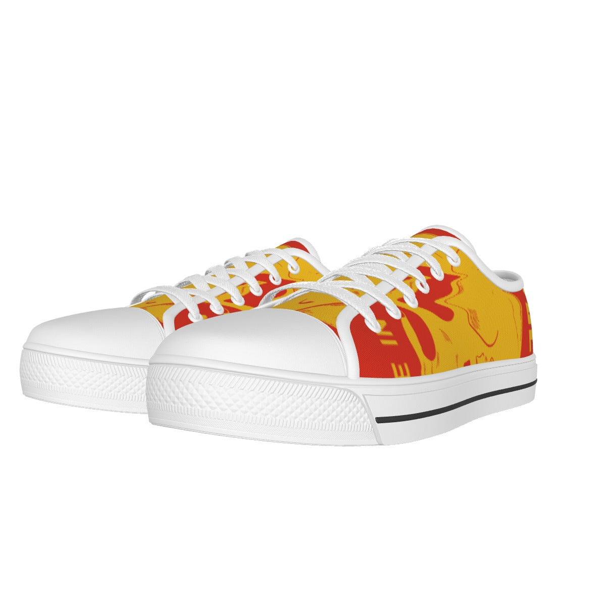 Women's White Sole Canvas Shoes