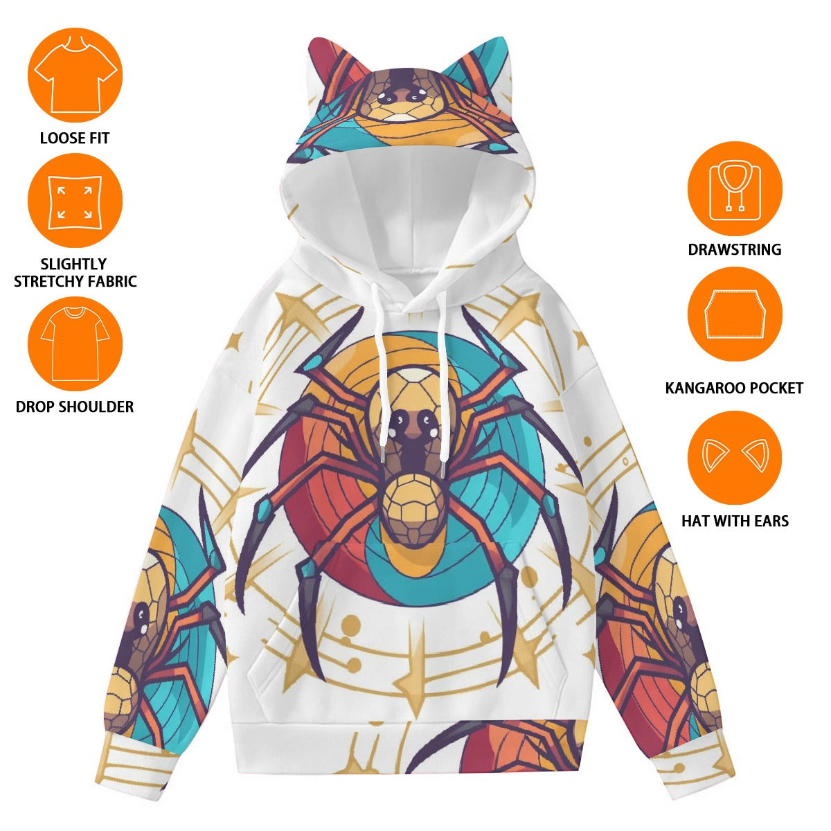 Women’s Hoodie With Decorative Ears