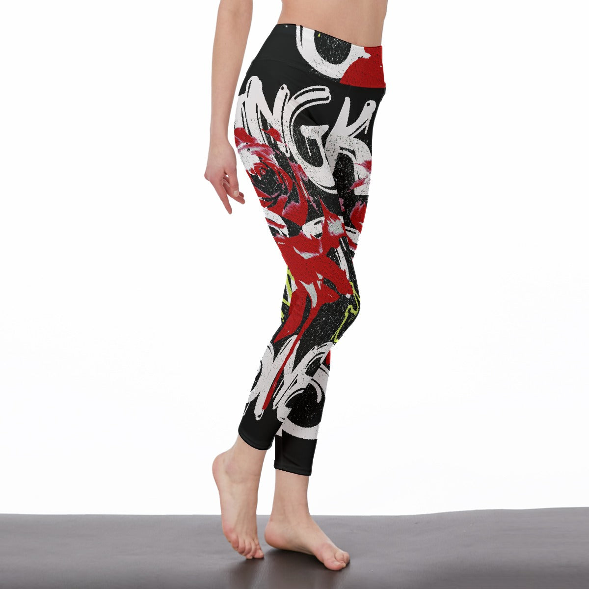 High Waist Leggings | Side Stitch Closure