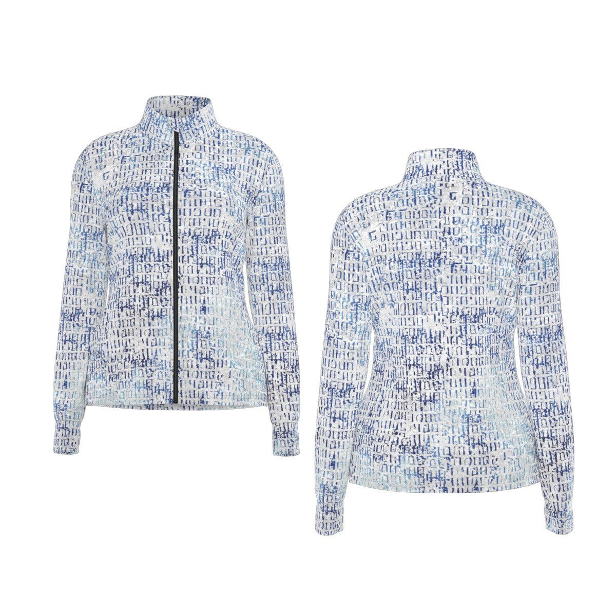 All-Over Print Women's Long Sleeve Thumbhole Jacket