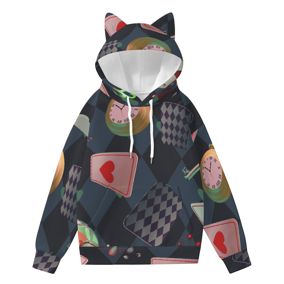 Women’s Hoodie With Decorative Ears