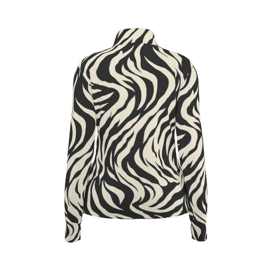 All-Over Print Women's Long Sleeve Thumbhole Jacket