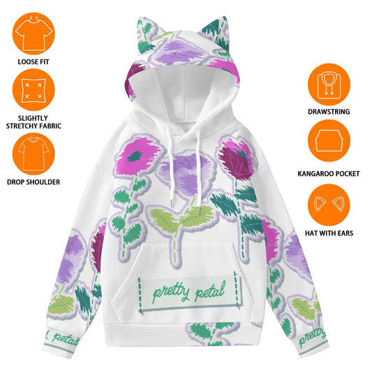 Women’s Hoodie With Decorative Ears