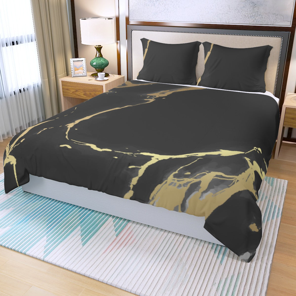 Three Piece Duvet Cover Set