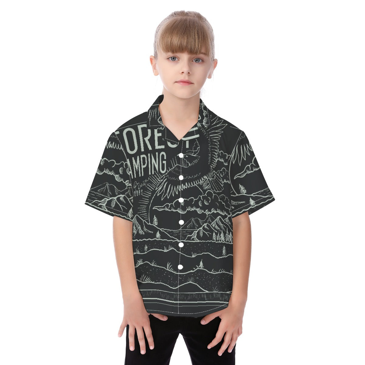 Kid's Hawaiian Vacation Shirt | 115GSM Cotton poplin