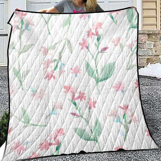 Lightweight & Breathable Quilt With Edge-wrapping Strips