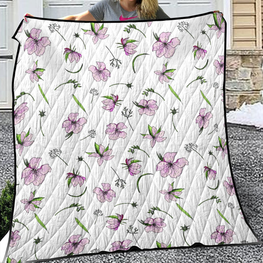 Lightweight & Breathable Quilt With Edge-wrapping Strips